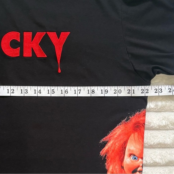 CHUCKY Graphic Tee Short Sleeve Black Mens XL - Picture 7 of 8